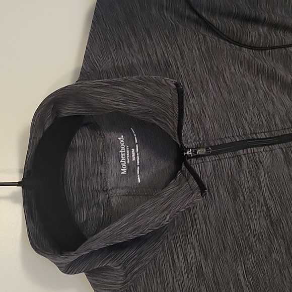 Maternity Motherhood Gray Sports Longsleeve Top - Picture 2 of 6